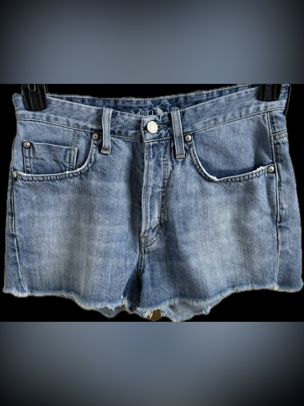 Mih Women's Light Blue Denim Cutoff Shorts